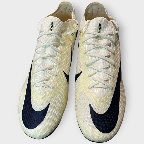 Nike Zoom Mercurial Vapor 15 Elite FG Lemonade Black Mens size 13 DJ4978-700 New - Picture 5 of 9